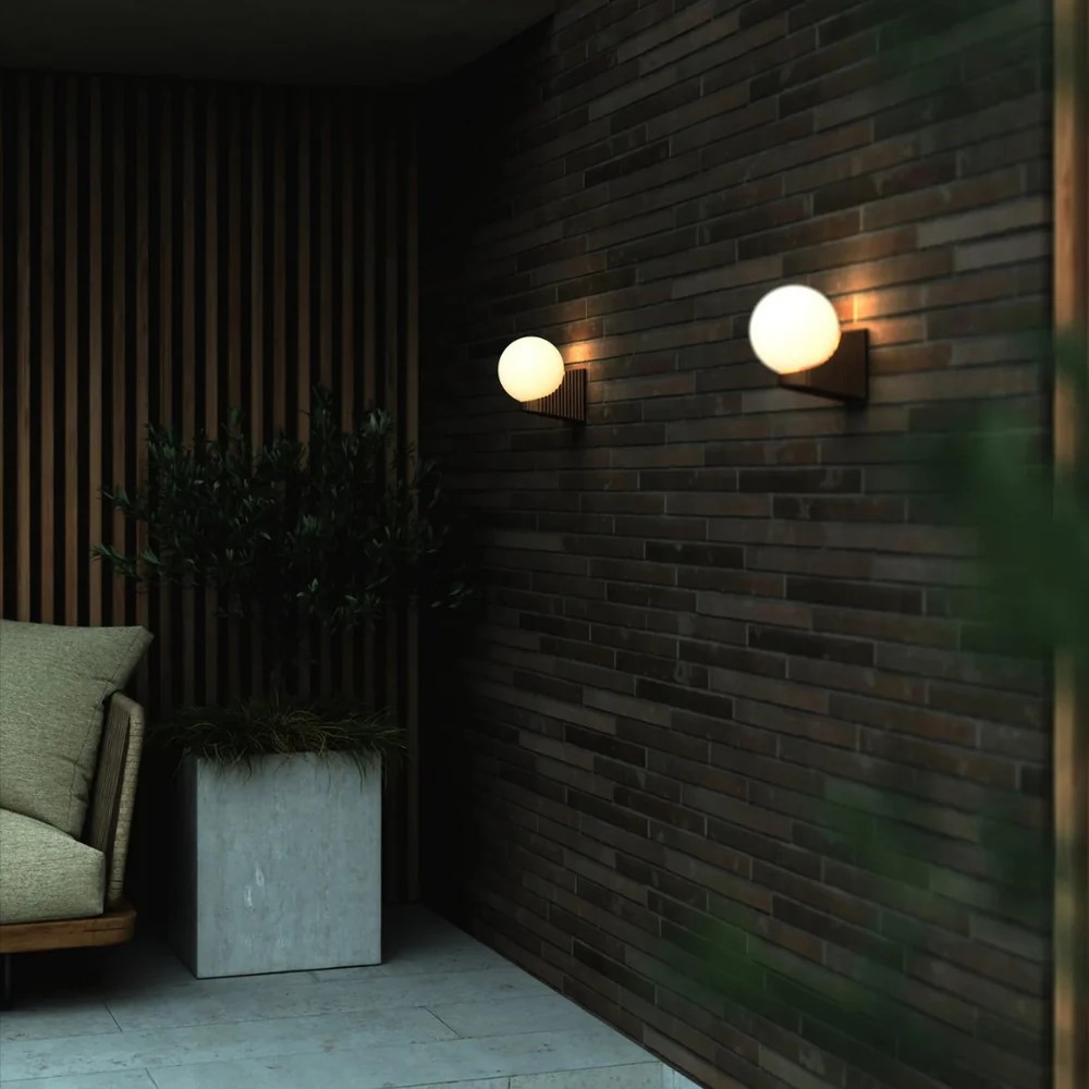 Scandinavian Outdoor Lighting by Social Light - Hayley Wall Light - Residium Journal